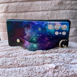 For Samsung Galaxy S21 ultra phone case wrist strap keychain cover